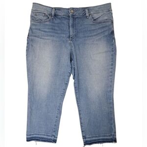 NYDJ Women's Dayla Wide Cuff Capri Size 18P